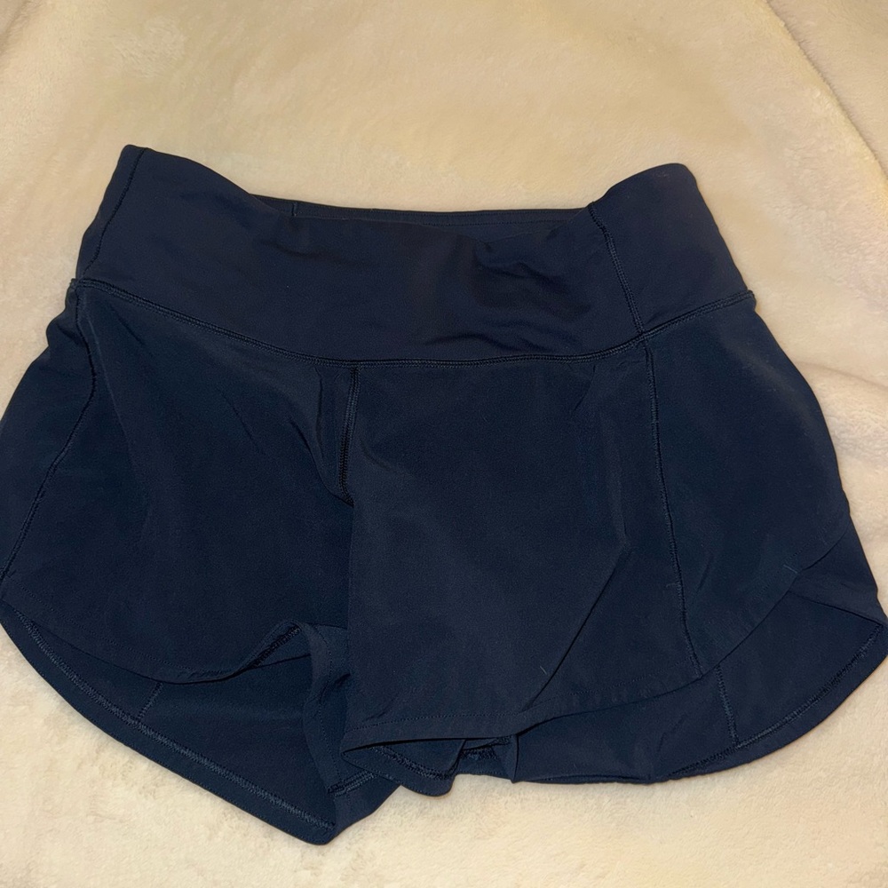Navy Lululemon shorts
